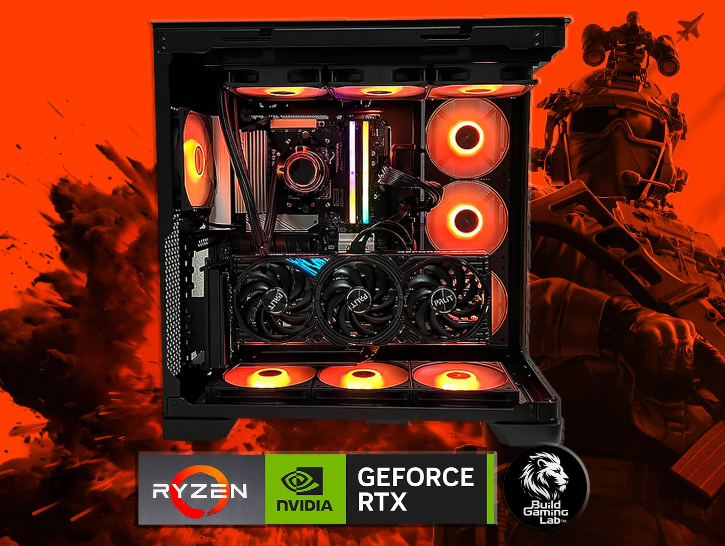 全最新ゲーム推奨モデル】Ryzen9 9950X3D RTX5090搭載ゲーミングPC 縦 全最新ゲーム推奨モデル】Ryzen9 9950X3D RTX5090搭載ゲーミングPC 縦