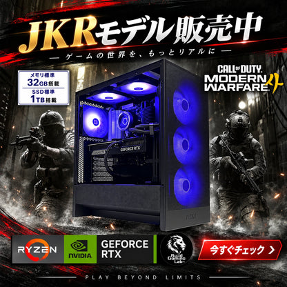 RTX5080×9800X3D 【 JKR使用モデル⚡】